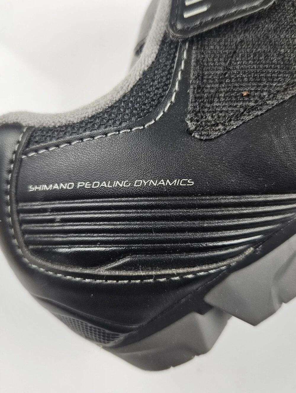 Shimano Black Cycling Shoes with Blue Insole Accents